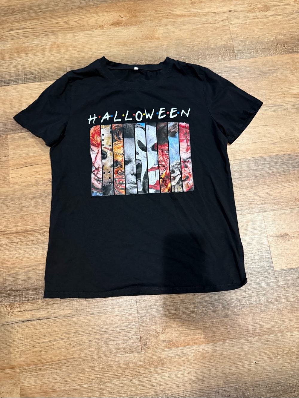 Black Halloween Graphic Short Sleeve Tee Medium